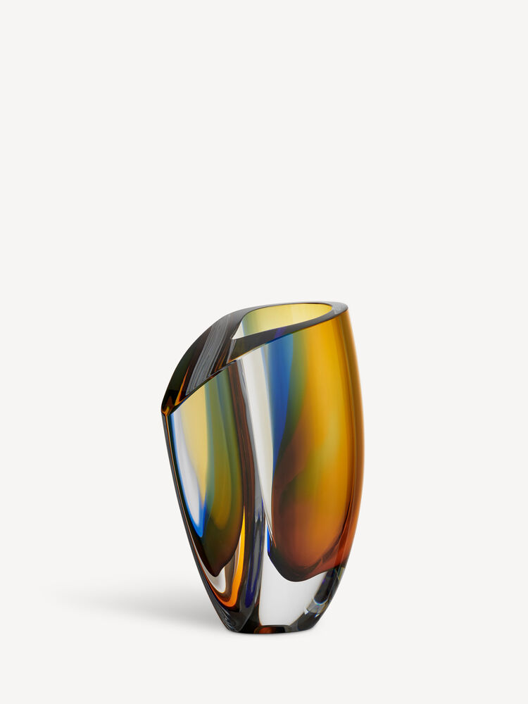 K&B Mirage vase amber 14,5cm